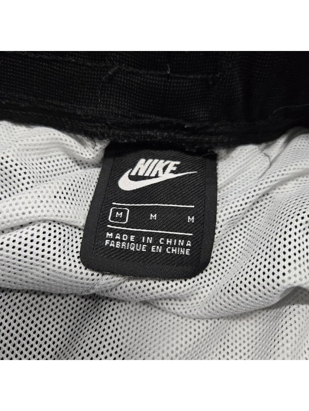 Women's MEDIUM Nike Sportswear NSW Woven Track Pants Patchwork Snap AR2940-010